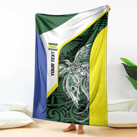 Personalised PNG Morobe Province Blanket Bird of Paradise Tattoo Flag Motif - Polynesian Pride
