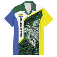 Personalised PNG Morobe Province Family Matching Puletasi and Hawaiian Shirt Bird of Paradise Tattoo Flag Motif - Polynesian Pride