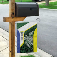 Personalised PNG Morobe Province Garden Flag Bird of Paradise Tattoo Flag Motif - Polynesian Pride