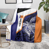 Personalised PNG New Ireland Blanket Bird of Paradise Tattoo Flag Motif - Polynesian Pride