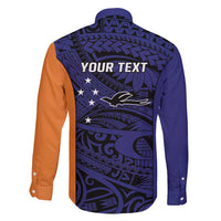 Personalised PNG New Ireland Family Matching Summer Maxi Dress and Hawaiian Shirt Bird of Paradise Tattoo Flag Motif - Polynesian Pride