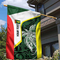 Personalised PNG Oro Province Garden Flag Bird of Paradise Tattoo Flag Motif - Polynesian Pride