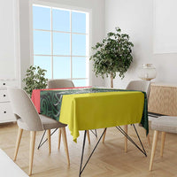 Personalised PNG Oro Province Tablecloth Bird of Paradise Tattoo Flag Motif - Polynesian Pride