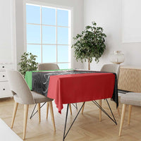 Personalised PNG Southern Highlands Province Tablecloth Bird of Paradise Tattoo Flag Motif - Polynesian Pride