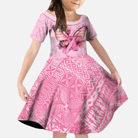Faith Hope Love Butterfly Ribbon Personalised Family Matching Tank Maxi Dress and Hawaiian Shirt