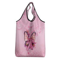 Faith Hope Love Butterfly Ribbon Personalised Grocery Bag