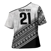 2026 Autumn Rugby Nations Fiji Custom Cross Shoulder Shirt Fijian Tapa Tribal Lauhala Inspired LT9 - Polynesian Pride