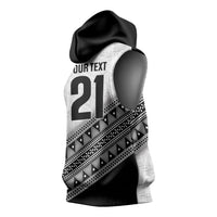 2026 Autumn Rugby Nations Fiji Custom Sleeveless Hoodie Fijian Tapa Tribal Lauhala Inspired LT9 - Polynesian Pride