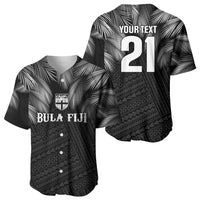 2026 Autumn Rugby Nations Fiji Custom Baseball Jersey Fijian Palm Leaf Tapa Tribal Inspired LT9 - Polynesian Pride