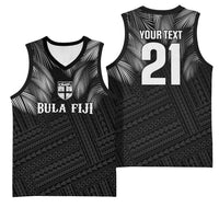 2026 Autumn Rugby Nations Fiji Custom Basketball Jersey Fijian Palm Leaf Tapa Tribal Inspired LT9 - Polynesian Pride