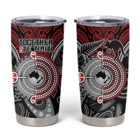 Aotearoa and Australia Tumbler Cup New Zealand Honour The Treaty Ake!Ake!Ake! LT9 Red - Polynesian Pride