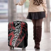 Koru Fern New Zealand Luggage Cover Maori Tribal Pattern