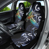New Zealand Kea Bird Personalised Car Seat Cover Maori Tribal Koru Art LT9 - Polynesian Pride