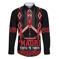 Toitu Te Tiriti Waitangi Family Matching Puletasi and Hawaiian Shirt Black Wharenui House - Polynesian Pride