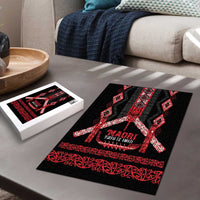 Toitu Te Tiriti Waitangi Puzzle Black Wharenui House - Polynesian Pride