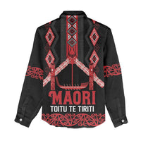 Toitu Te Tiriti Waitangi Women Casual Shirt Black Wharenui House - Polynesian Pride