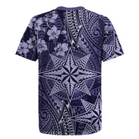 Vintage Tonga Tribal Ngatu Pattern Rugby Jersey With Pacific Floral Pink Art LT9 - Polynesian Pride
