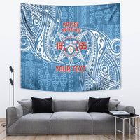 Personalised Tonga Apifo'ou College Tapestry Since 1865 Special Kupesi Pattern