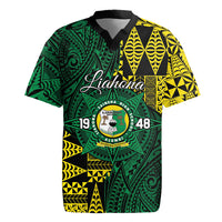 Personalised Tonga Liahona High School Rugby Jersey Since 1948 Special Kupesi Pattern LT9 Green - Polynesian Pride