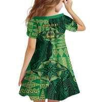 Personalised Tonga Saineha High School Kid Short Sleeve Dress Since 1978 Special Kupesi Pattern