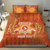 Personalised Tonga Tailulu College Bedding Set Since 1967 Special Kupesi Pattern Version 1