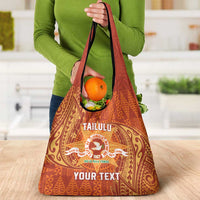 Personalised Tonga Tailulu College Grocery Bag Since 1967 Special Kupesi Pattern Version 1