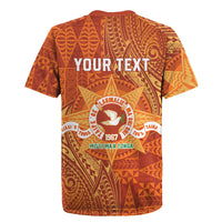 Personalised Tonga Tailulu College Rugby Jersey Since 1967 Special Kupesi Pattern Version 1 LT9 - Polynesian Pride