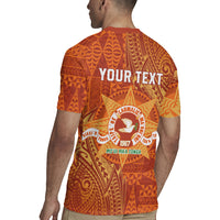 Personalised Tonga Tailulu College Rugby Jersey Since 1967 Special Kupesi Pattern Version 1 LT9 - Polynesian Pride