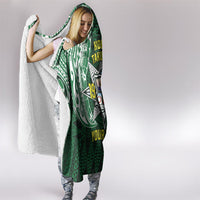 Personalised Tonga Takuilau College Hooded Blanket Since 1975 Special Kupesi Pattern