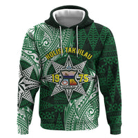 Personalised Tonga Takuilau College Zip Hoodie Since 1975 Special Kupesi Pattern