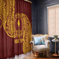 Personalised Tonga Beulah College Window Curtain Since 1938 Special Kupesi Pattern