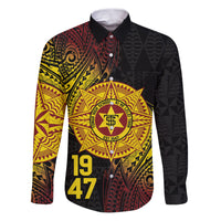 Personalised Tonga High School Family Matching Puletasi and Hawaiian Shirt Since 1947 Special Kupesi Pattern