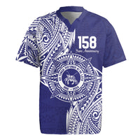 Personalised Tonga Tupou College Tolo 158th Anniversary Rugby Jersey Special Kupesi Pattern LT9 Blue - Polynesian Pride