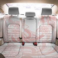 Polynesian Tribal Plumeria Lotu Tamaiti Back Car Seat Cover Pastel Blush - Polynesian Pride