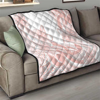 Polynesian Tribal Plumeria Lotu Tamaiti Quilt Pastel Blush - Polynesian Pride