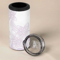 Polynesian Tribal Plumeria Lotu Tamaiti 4 in 1 Can Cooler Tumbler Pastel Mauve LT9 - Polynesian Pride