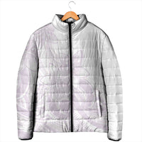 Polynesian Tribal Plumeria Lotu Tamaiti Padded Jacket Pastel Mauve - Polynesian Pride