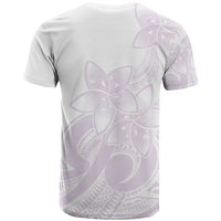 Polynesian Tribal Plumeria Lotu Tamaiti T Shirt Pastel Mauve - Polynesian Pride