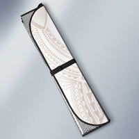 Polynesian Tribal Plumeria Lotu Tamaiti Auto Sun Shade Pastel Nude - Polynesian Pride