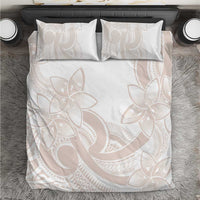 Polynesian Tribal Plumeria Lotu Tamaiti Bedding Set Pastel Nude - Polynesian Pride