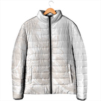 Polynesian Tribal Plumeria Lotu Tamaiti Padded Jacket Pastel Nude - Polynesian Pride