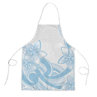 Polynesian Tribal Plumeria Lotu Tamaiti Apron Pastel Sky Blue - Polynesian Pride