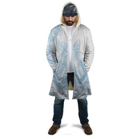 Polynesian Tribal Plumeria Lotu Tamaiti Cloak Pastel Sky Blue - Polynesian Pride