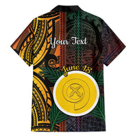 Personalised Shefa Day Hawaiian Shirt Happy June 18 Vanuatu Province LT14 - Polynesian Pride
