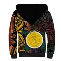 Personalised Shefa Day Sherpa Hoodie Happy June 18 Vanuatu Province LT14 - Polynesian Pride