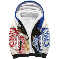 Philippines Independence Day Sherpa Hoodie Pilipinas Eagle 126th Anniversary LT14 Unisex Blue - Polynesian Pride
