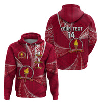 Custom Tonga Beulah College Hoodie Tongan Ngatu Pattern LT14 - Polynesian Pride