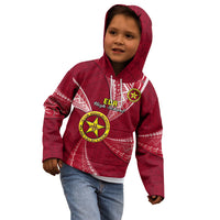 Personalised Tonga Eua High School Kid Hoodie Tongan Ngatu Pattern LT14 - Polynesian Pride