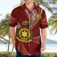 Personalised Tonga Vavau High School Hawaiian Shirt Tongan Ngatu Pattern LT14 - Polynesian Pride