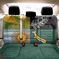 Rugby 2025 Championship Back Car Seat Cover Combination of Southern Hemisphere Countries - Polynesian Pride